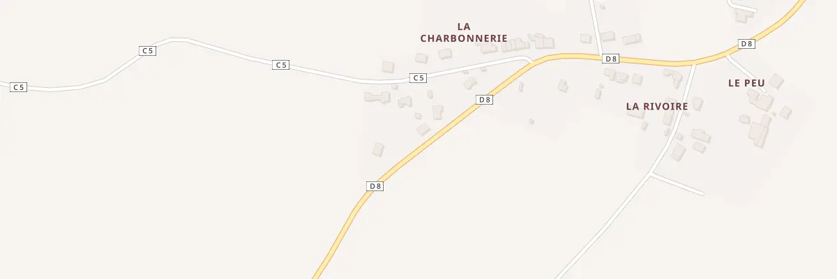 Plan du 5296 La Charbonnerie à Montournais