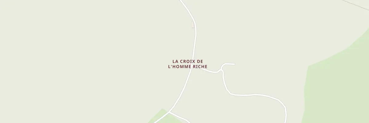 Plan du 1 La Croix De L’Homme Riche à Placé