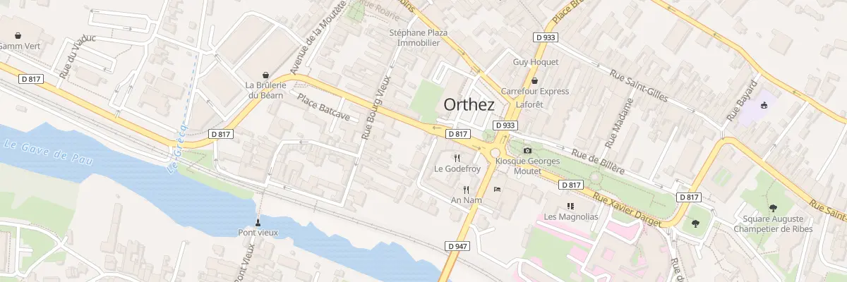 Plan du 24 Rue Bourg-Vieux à Orthez