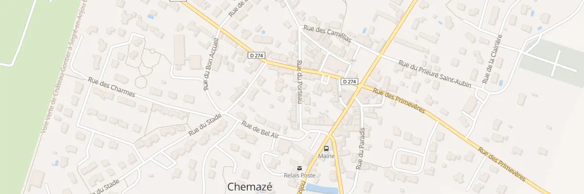 Plan du 11 Rue du Porteau à Chemazé