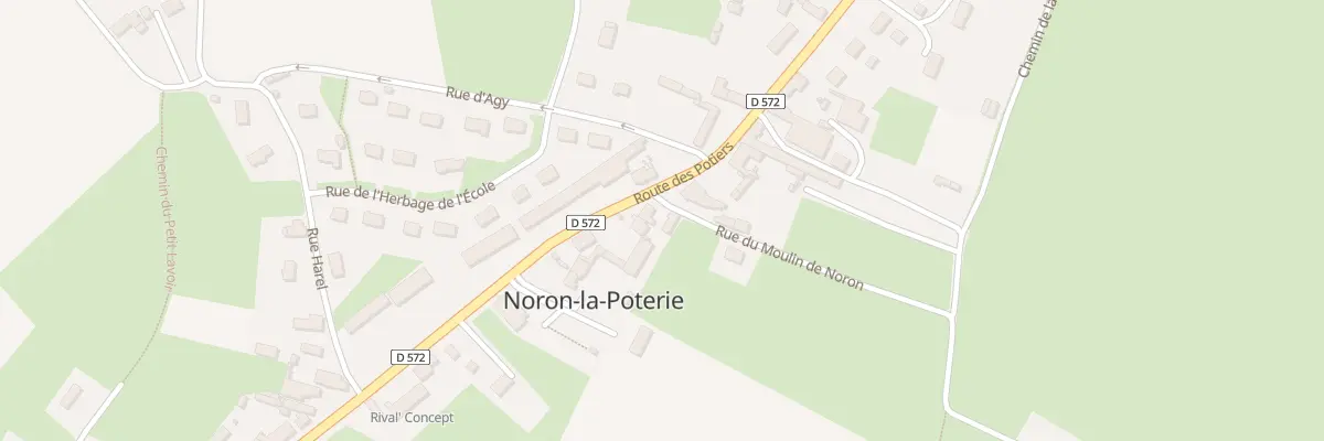 Plan du 46 Rte des Potiers à Noron-la-Poterie