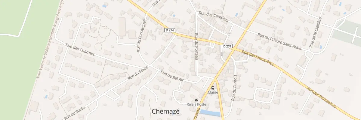 Plan du 7 Rue du Porteau à Chemazé