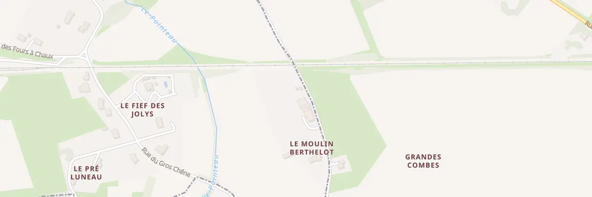 Plan du 4 Rue du Moulin Berthelot à Pisany