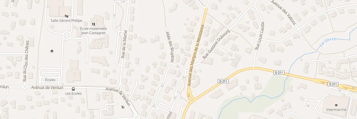 Plan du 1 Rue des Fauvettes à Martignas-sur-Jalle
