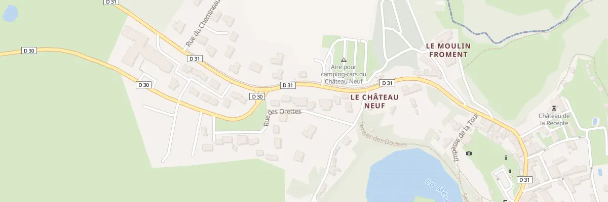 Plan du 18 Rue des orettes à Vouvant