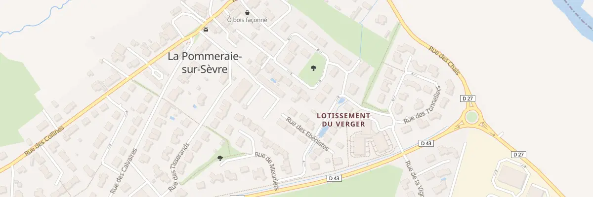 Plan du 16 Rue du marineau à Sèvremont