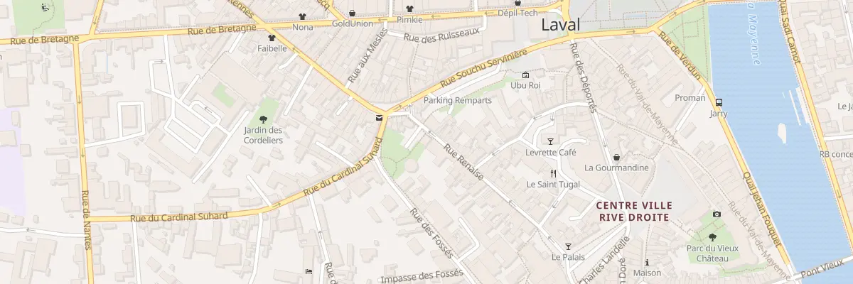 Plan du 12 Rue Renaise à Laval