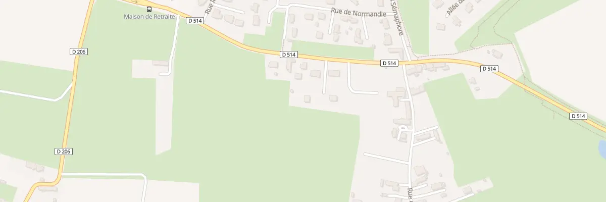 Plan du 5200 Le Haut de la Cote à Port-en-Bessin-Huppain
