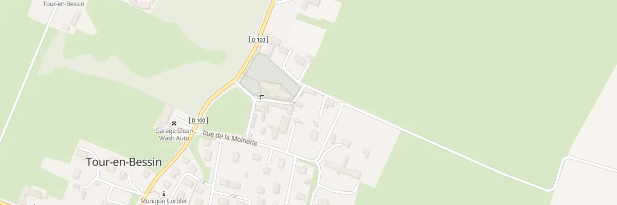 Plan du 6 Rue de l’Église à Tour-en-Bessin