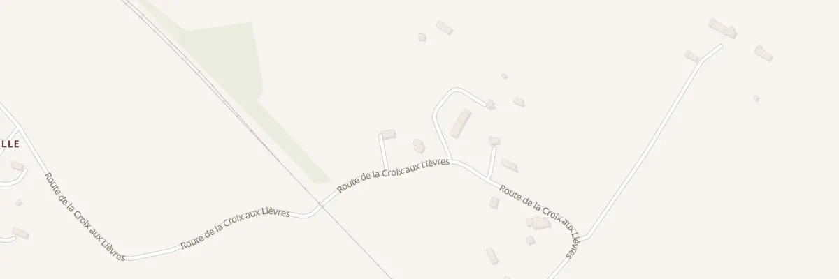 Plan du 13 Rte Crx aux Lievres - Viessoix à Valdallière