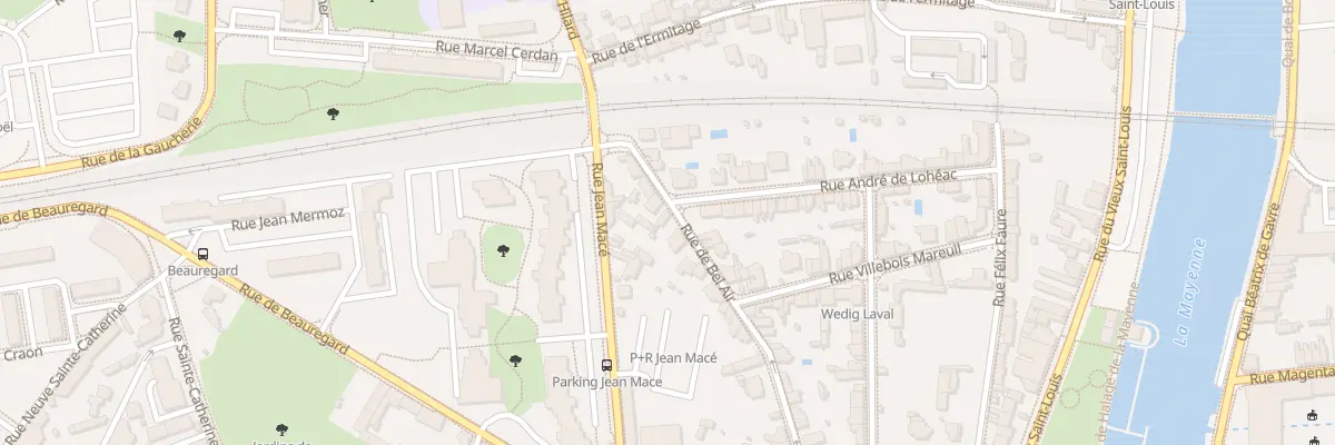 Plan du 59 Rue de Bel Air à Laval