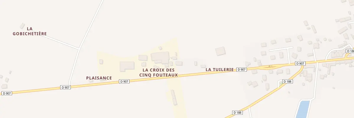 Plan du 5097 La Croix aux Cinq Fouteaux à Saint-Georges-de-Rouelley