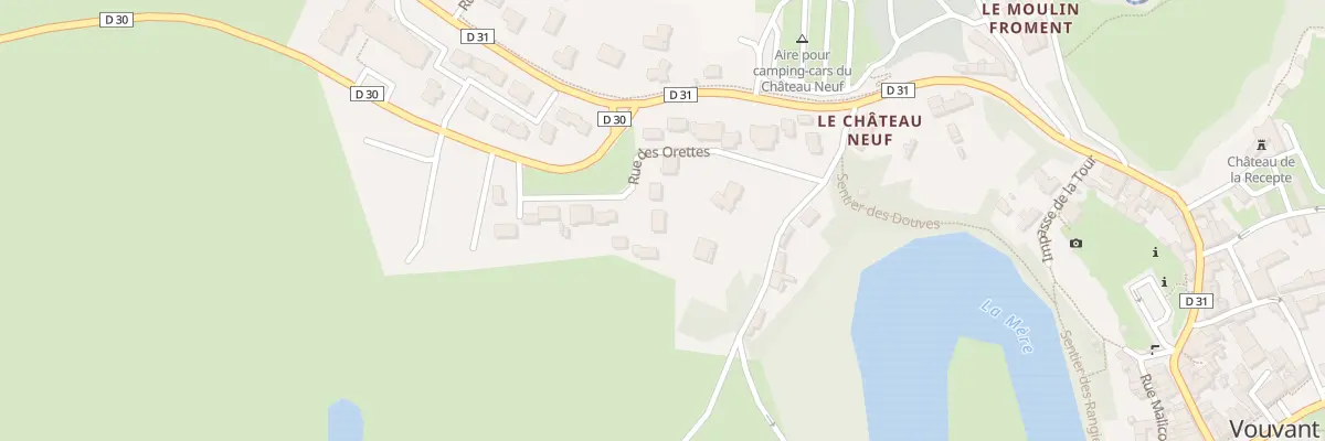 Plan du 37 Rue des orettes à Vouvant