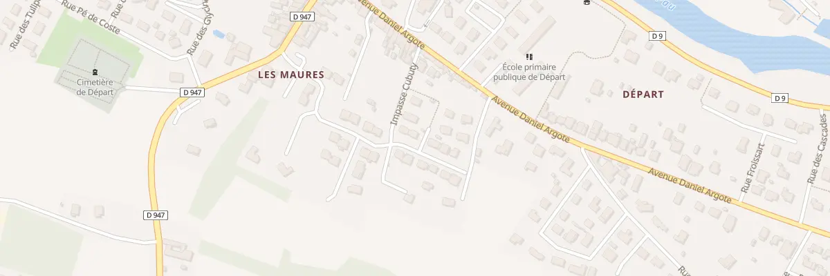 Plan du 21 Rue Jules Ferry à Orthez
