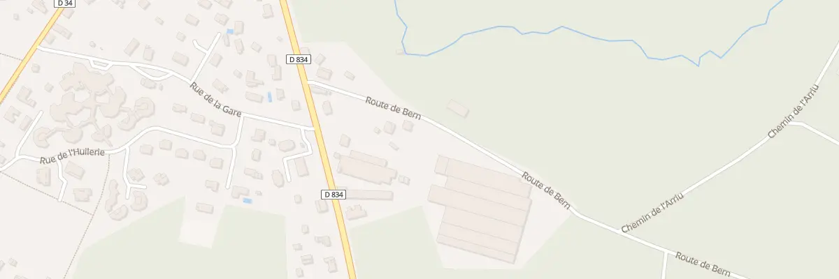 Plan du 140 Rte de Bern à Pissos