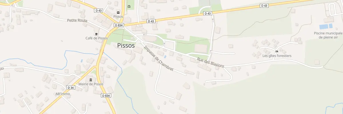 Plan du 118 Rue des Blasions à Pissos