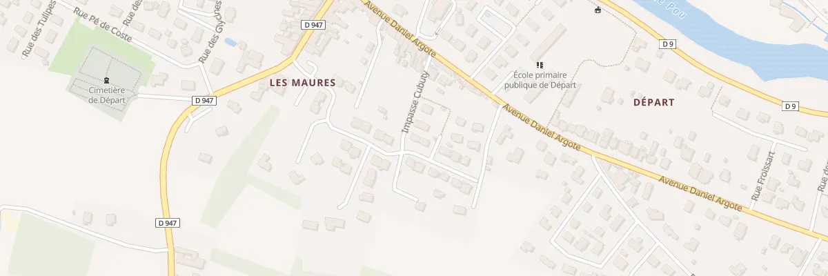 Plan du 19 Rue Jules Ferry à Orthez