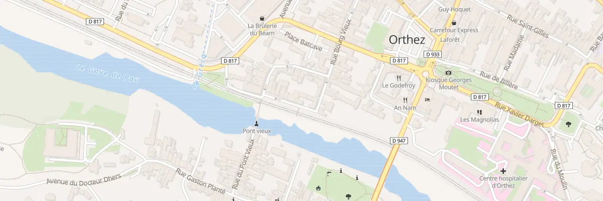 Plan du 4 Rue des Aiguilletiers à Orthez