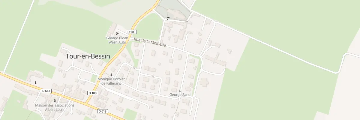 Plan du 6 Rue de la Moinerie à Tour-en-Bessin