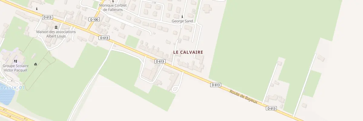 Plan du 46 Rte de Bayeux à Tour-en-Bessin