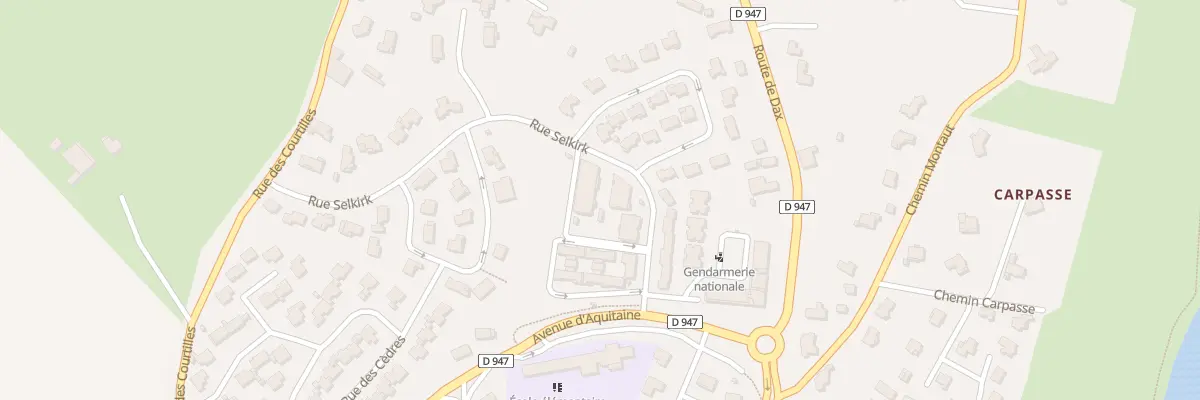 Plan du 3 Rue Selkirk à Orthez