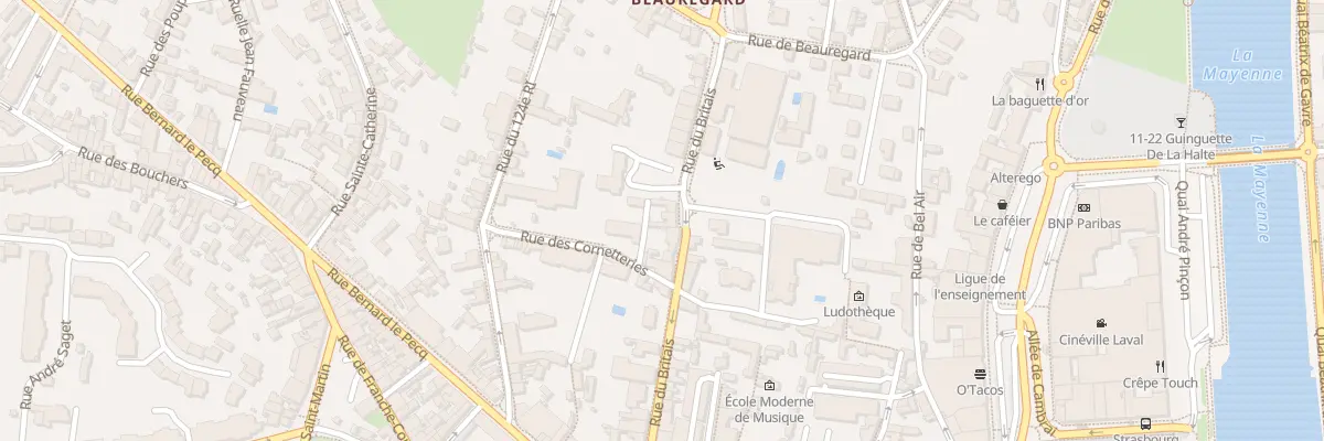 Plan du 33 Rue du Britais à Laval