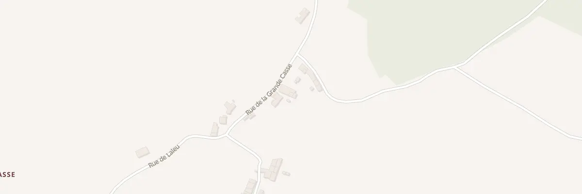 Plan du 14 Rue de la Grande Casse à Thézac