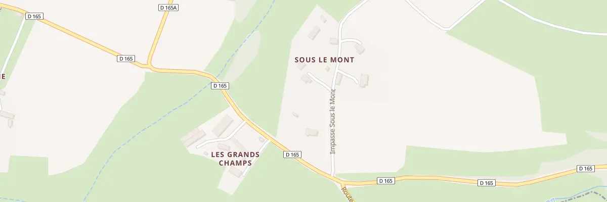 Plan du 5130 Sous le Mont à Brémoy