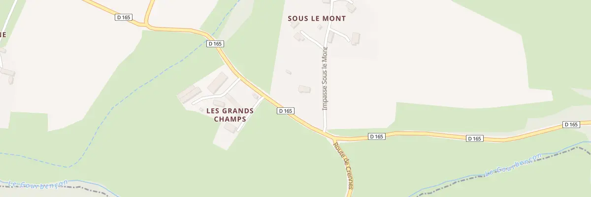 Plan du 1 Imp Sous le Mont à Brémoy