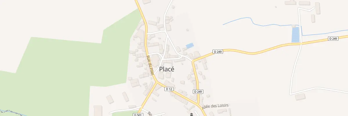 Plan du 10 Rue de la Forge à Placé