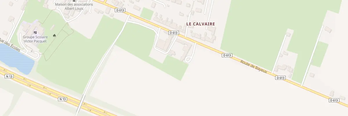 Plan du 3 Rte de Bayeux à Tour-en-Bessin