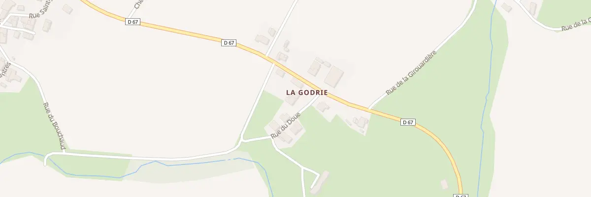 Plan du 6 Rue du Doué à Antigny