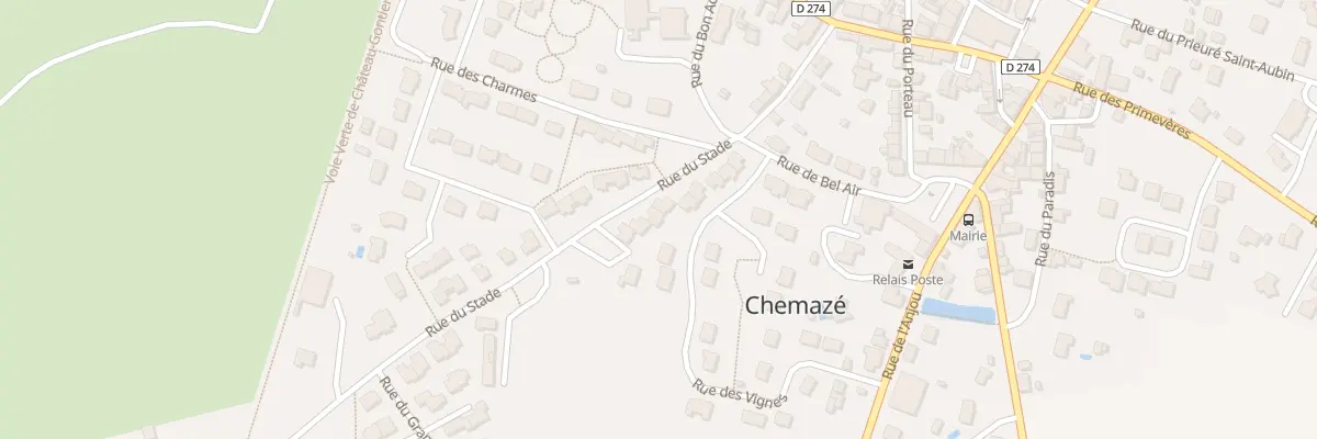 Plan du 3 Rue du Stade à Chemazé