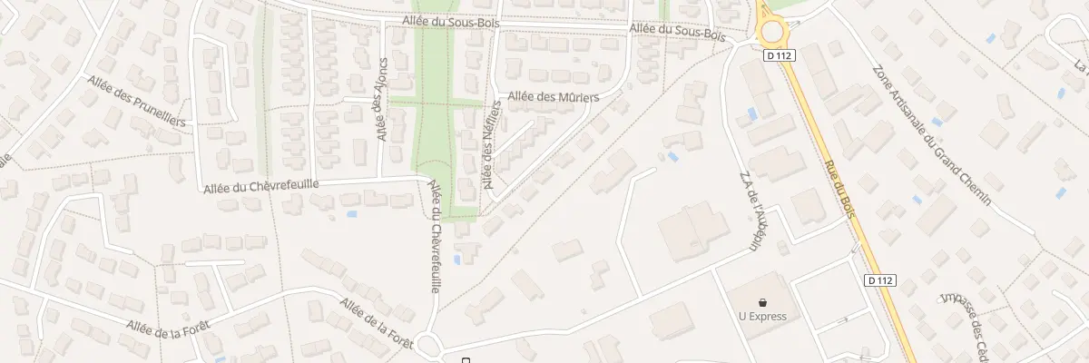 Plan du 7 All des Néfliers à L’Huisserie