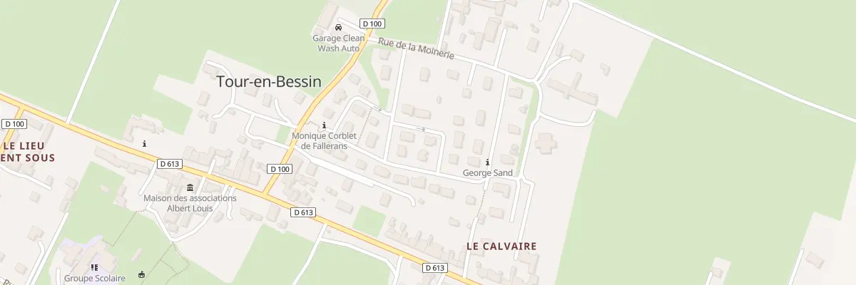 Plan du 4 Rue Simone de Beauvoir à Tour-en-Bessin