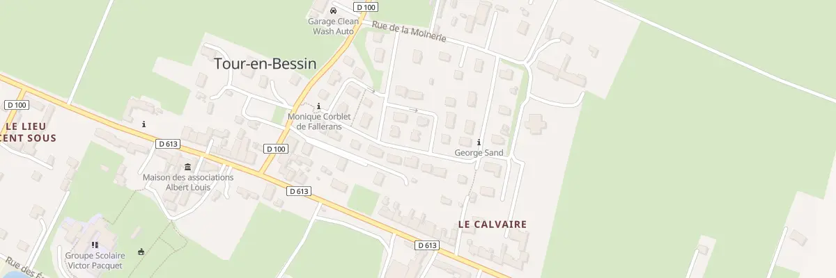 Plan du 6 Rue Simone de Beauvoir à Tour-en-Bessin