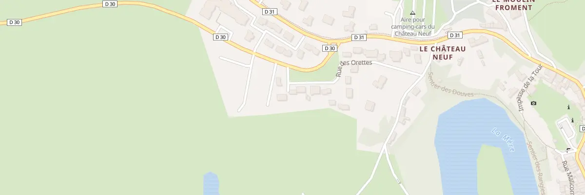 Plan du 55 Rue des orettes à Vouvant