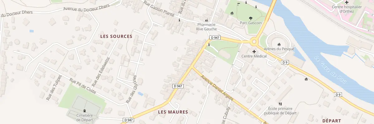 Plan du 26 Rue des Freres Reclus à Orthez