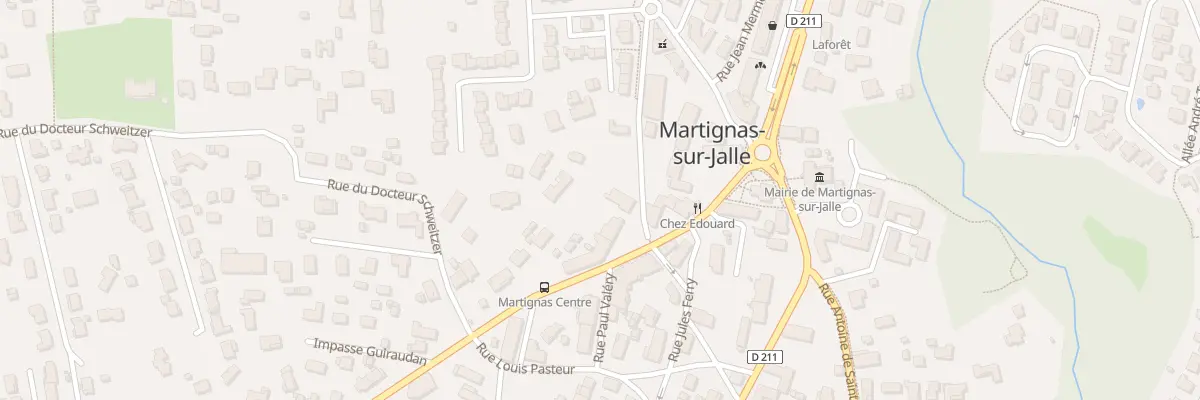 Plan du 12 Rue Georges Clémenceau à Martignas-sur-Jalle