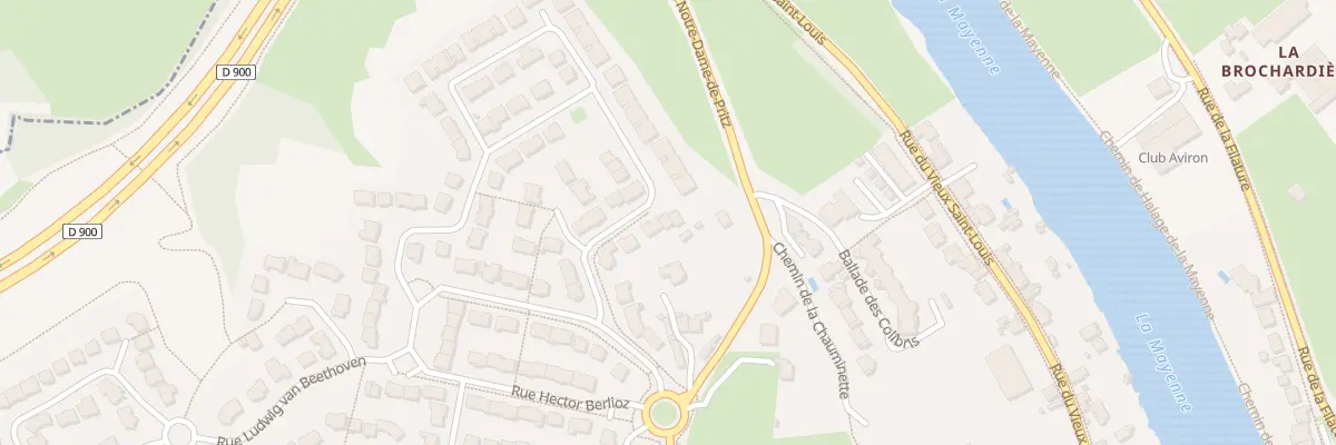 Plan du 20 Rue Jean Sebastien Bach à Laval