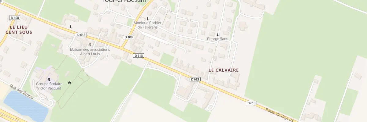 Plan du 62 Rte de Bayeux à Tour-en-Bessin