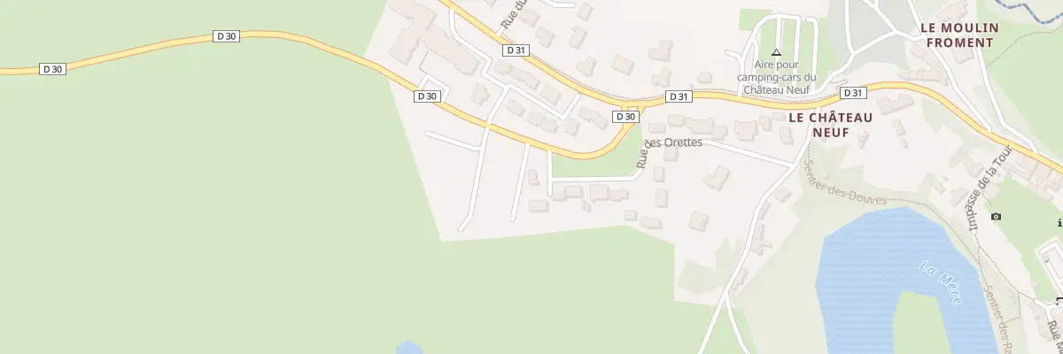 Plan du 59 Rue des orettes à Vouvant