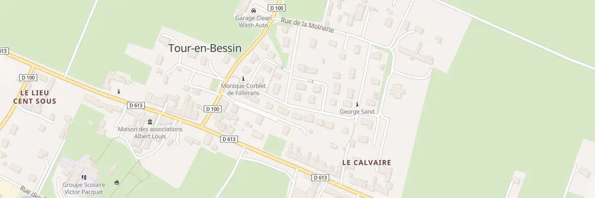 Plan du 2 Rue Hélène Mac Dougall à Tour-en-Bessin