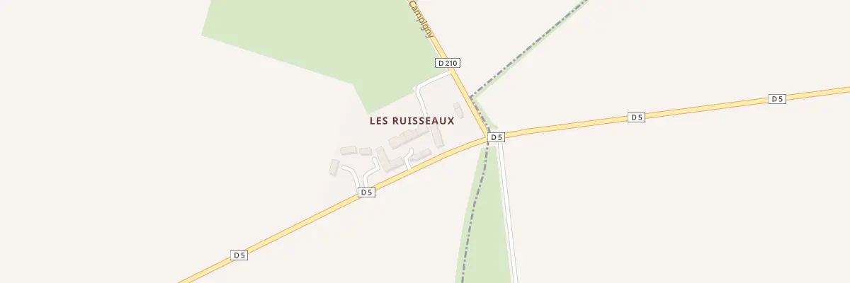 Plan du 6 Rte de Campigny à Cottun