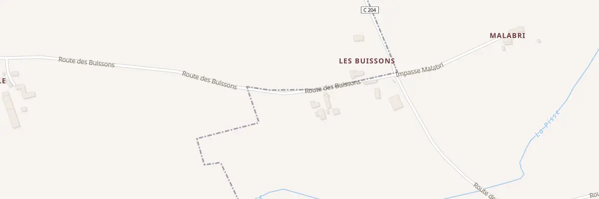 Plan du 5039 Les Buissons à Passais Villages