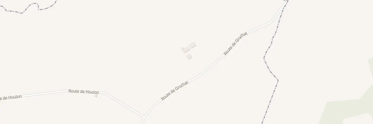 Plan du 343 Rte de Gruchat à Lourquen