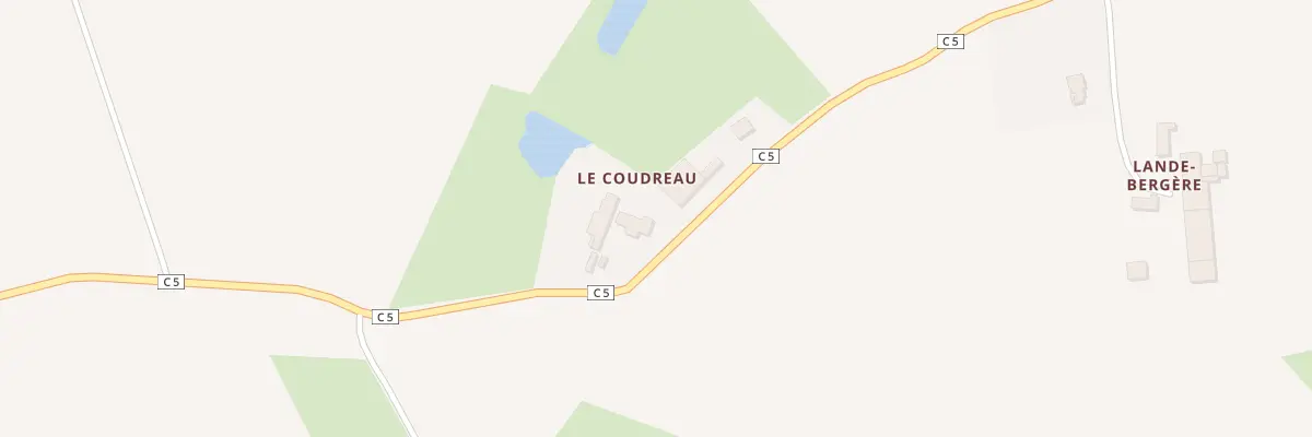 Plan du 3 Le Coudreau à Saint-Pierre-des-Échaubrognes