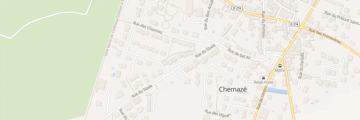 Plan du 6 Rue du Stade à Chemazé