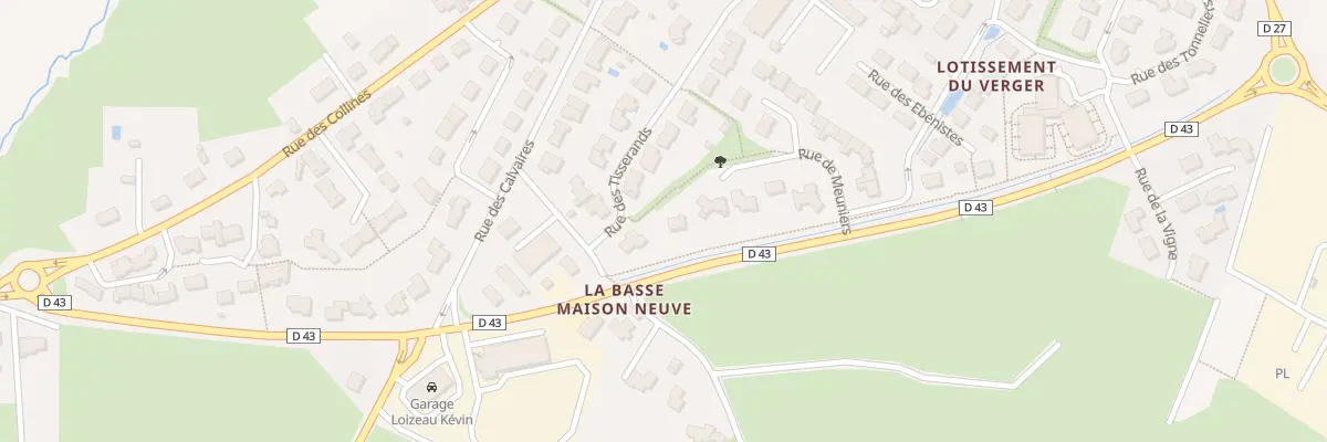 Plan du 9 Rue des meuniers à Sèvremont