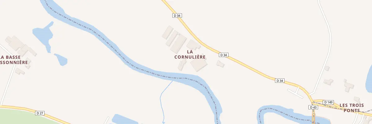 Plan du 2 La Cornuliere à Saint-Amand-sur-Sèvre